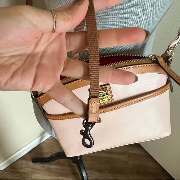 Dooney & Bourke Blush Domed Smooth Leather Crossbody - Picture 8 of 11